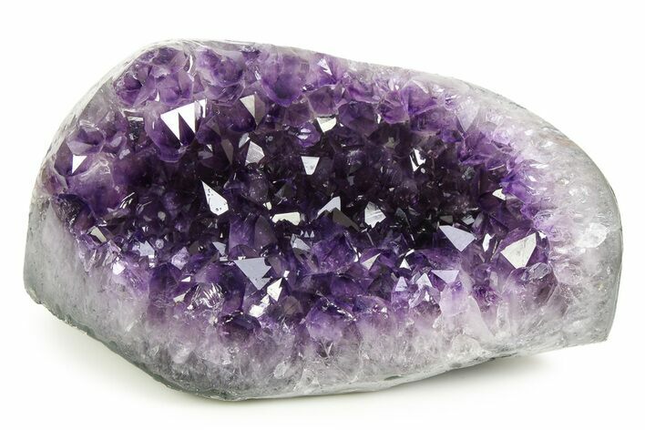 Brilliant Deep-Purple Amethyst Geode - Uruguay #342473